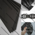 feuille de verre de carbone d'armure de fibre de carbone